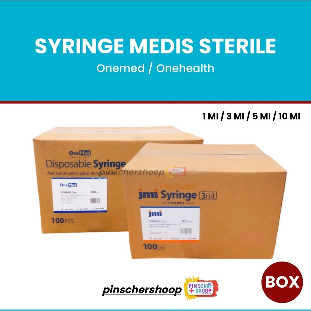 Jual Syringe Disposable Steril Spuit Suntik Medis Sekali Pakai Untuk ...