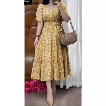 SMOKED Dress Mora Dress Wanita Pendek