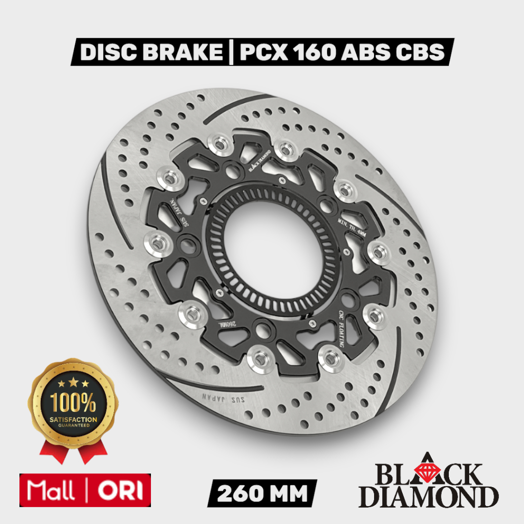 Jual Black Diamond - Front Disc Brake 260 for PCX 160 ABS CBS Piringan ...