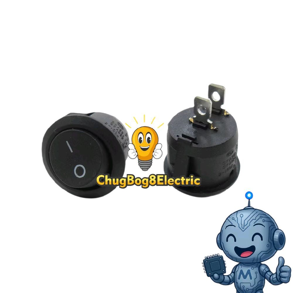 Jual Round Rocker Switch Bulat Saklar On OFF 2Pin untuk Kebutuhan ...