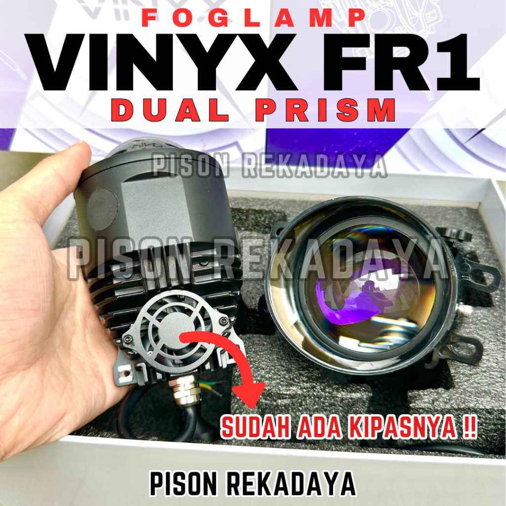 Jual Foglamp Projector BILED VINYX FR1 Dual Prism FR1 3 Warna Laser ...