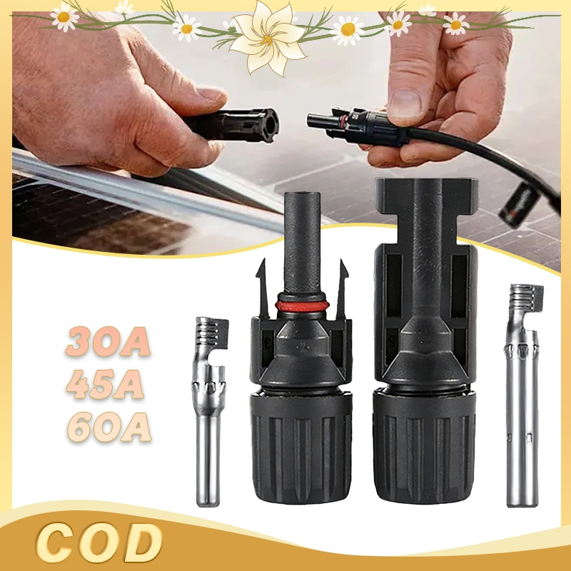 Jual Konektor Fotovoltaik MC4 1500V 30 45 60A Seal Anti Air Kuat ...