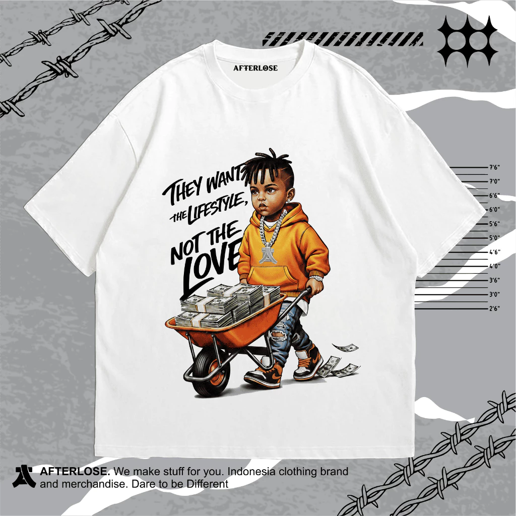 KAOS OVERSIZE THEY WANT THE LIFESTYLE AFTERLOSE.ID