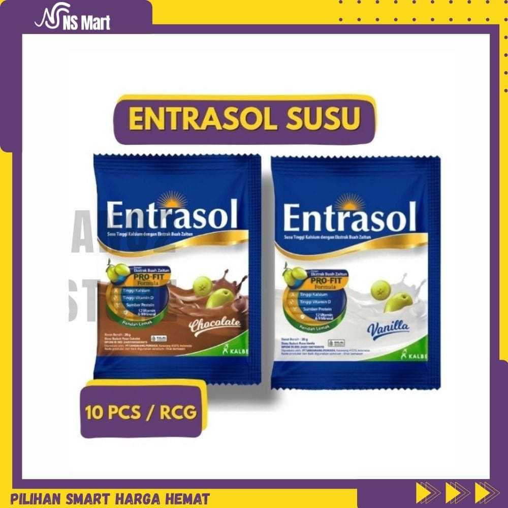 Jual Entrasol Susu Coklat Vanilla Renceng isi 10 | Shopee Indonesia