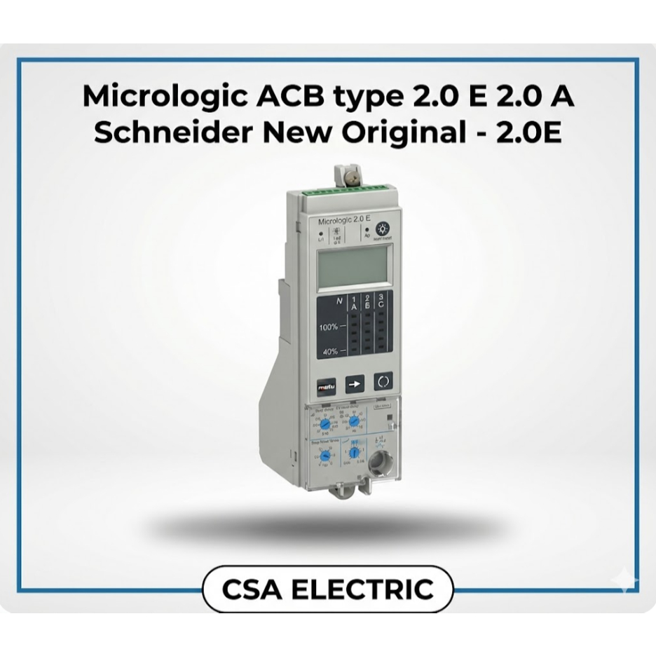 Jual Schneider Micrologic 2.0 Control Trip Unit - Versi Ammeter (A ...
