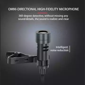 MS TaffSTUDIO UHF Mic Clip On Wireless Konten Kreator Microphone Lavalier HP Transmitter HX