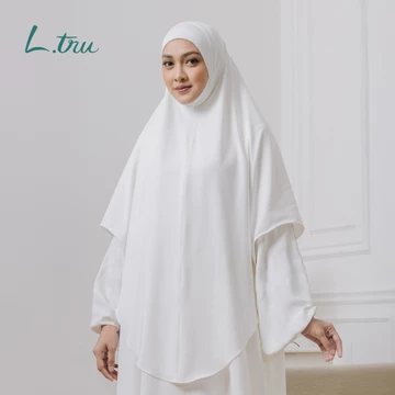 L.Tru Bergo Dagu Size Medium Jilbab Instan Strecth Bergo Strechy Daily