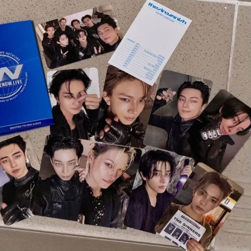 Jual (read desk)!!open enhypen photocard official weverse the sin ...