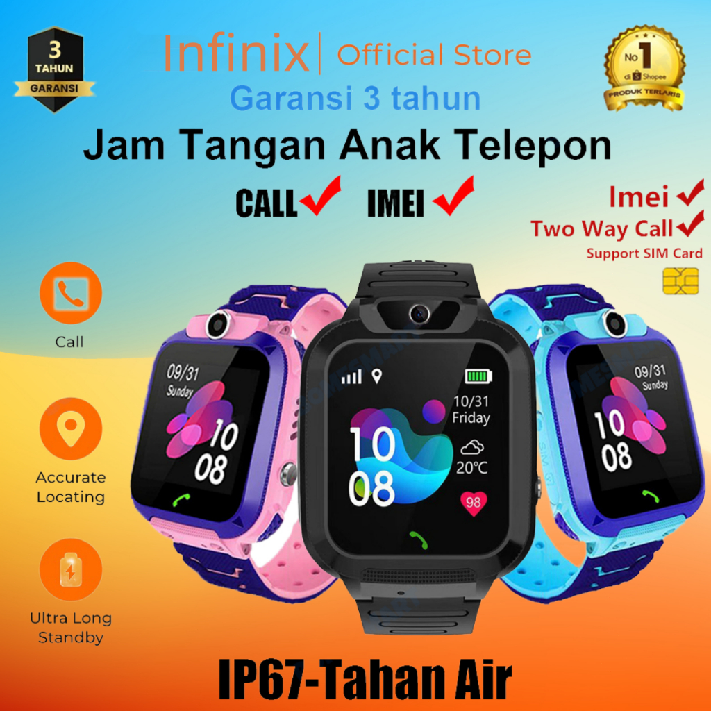 Jual GARANSI Original Infinix jam anak jam tangan smartwatch anak ...