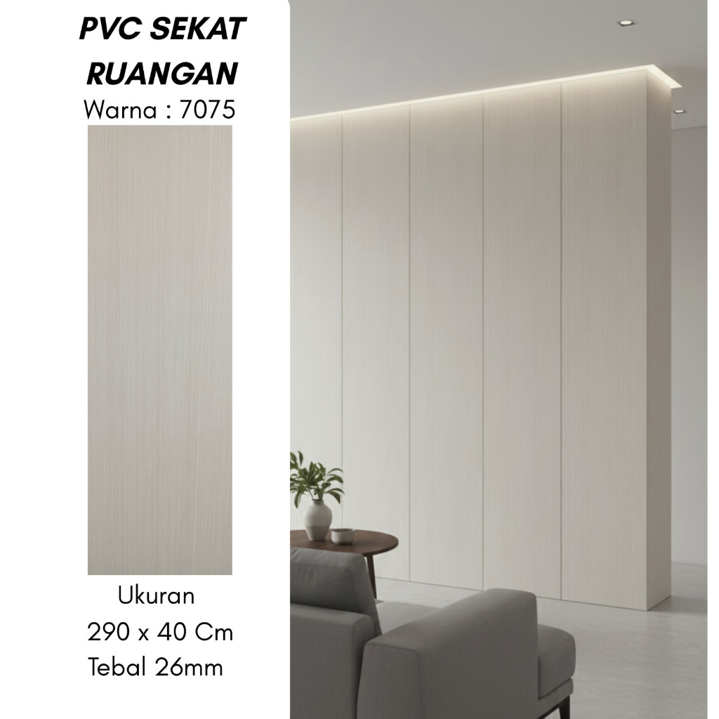 Jual PVC Sekat Ruangan Dua Sisi/Partisi Dinding PVC – Wall Panel Motif ...