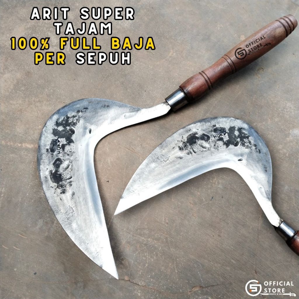 Jual Sabit/Arit Rumput Model Cikajang Super Tajam Full Baja Pilihan ...