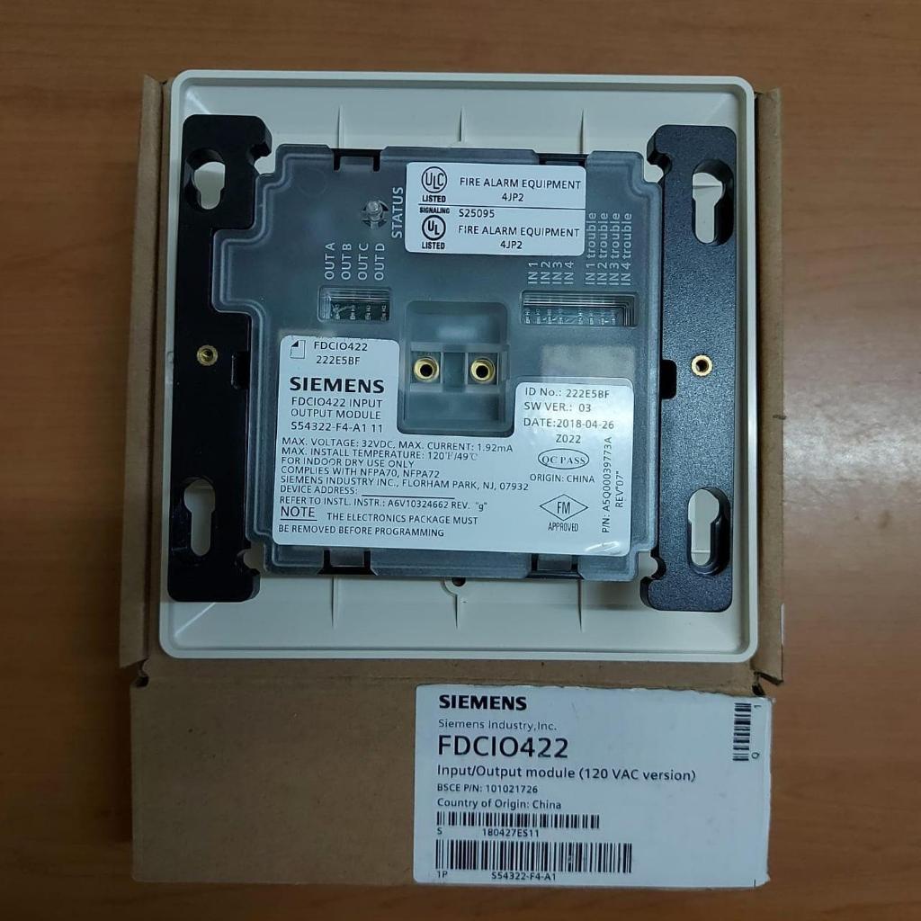 Jual Siemens FDCIO422 4 Input / 4 Output Monitor Module | Shopee Indonesia
