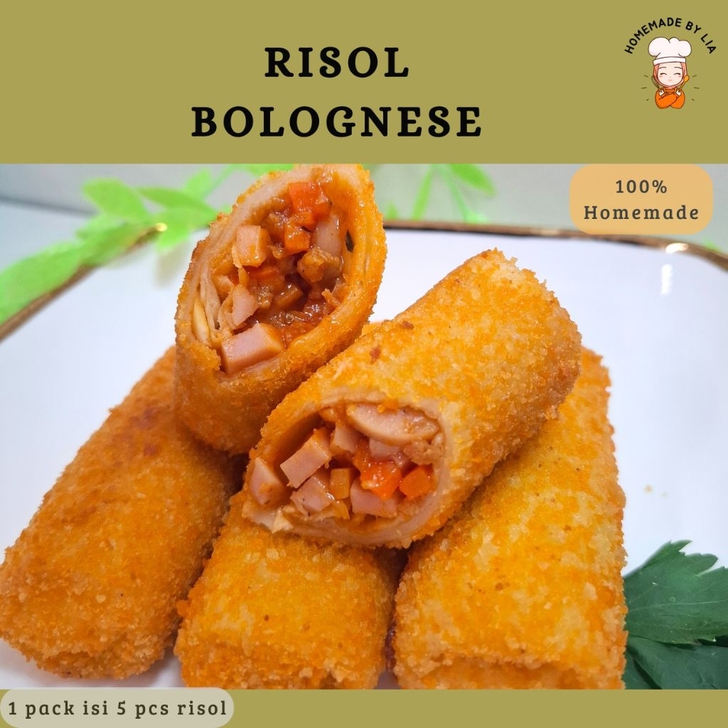 Jual Risol Bolognese isi 5 (FROZEN) | Risol homemade | Shopee Indonesia