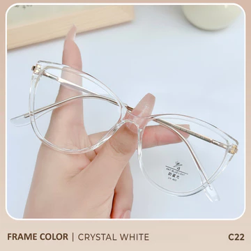 Eggry Eyewear Kacamata Photocromic Minus Lensa Anti Radiasi Anti Blueray Model Cat Eye Fashion