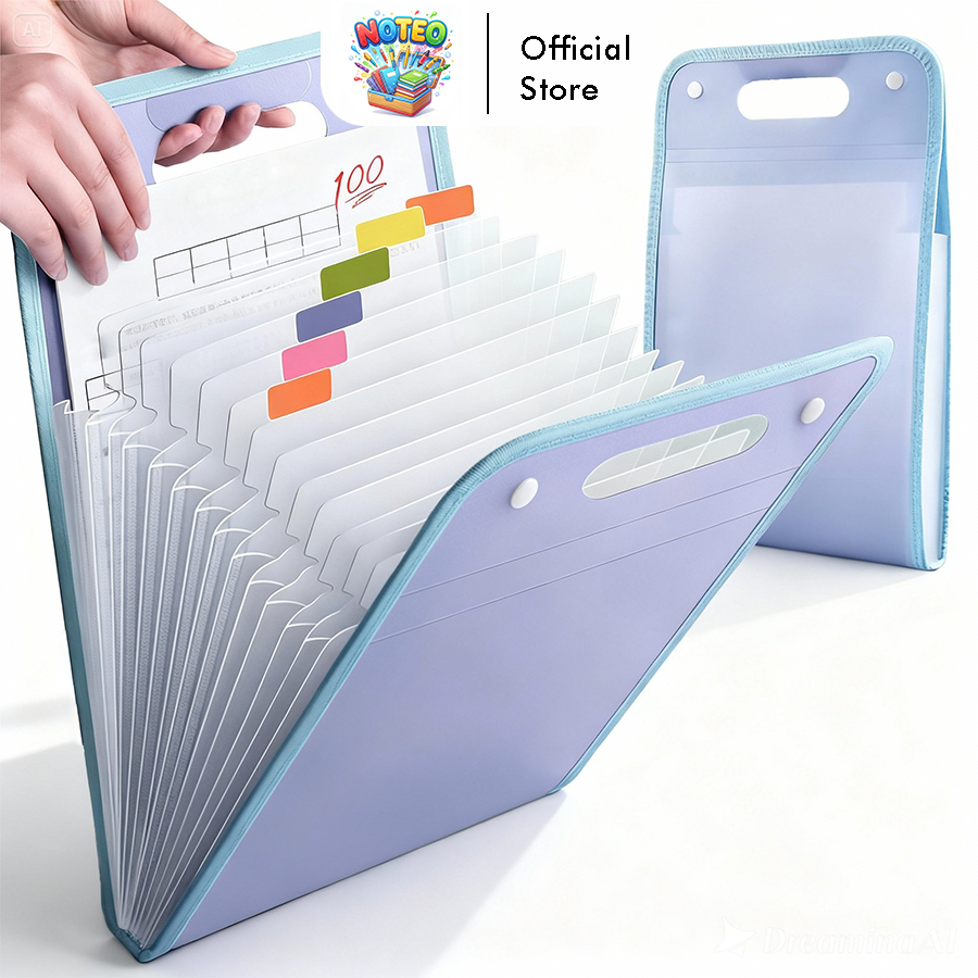 Jual Map Dokumen A4 Model Akordeon 13 Sekat - Organizer File Waterproof ...