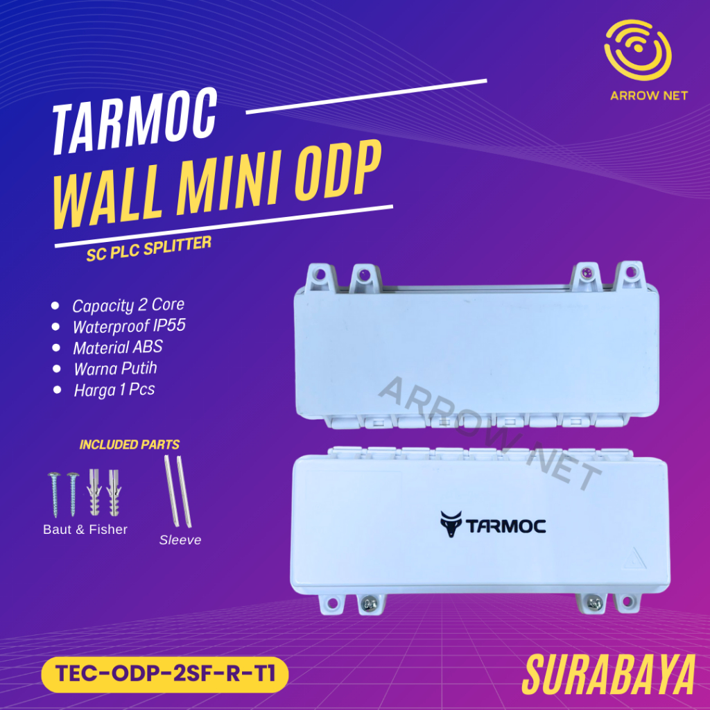 Jual Tarmoc TEC-ODP-2SF-R-T1 | wall mini ODP 2 Core / ODP 2 Core Putih ...