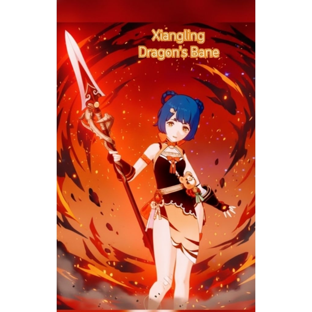 Jual Dragone Bane genshin xia ling , yun jin cosplay prop | Shopee ...