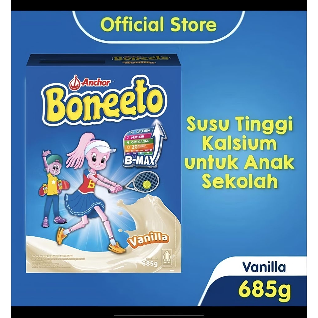 Jual ZEE VANILA COKLAT 875 GRAM/BONEETO 685 GRAM/875gr/KIDZEE/VANILLA ...