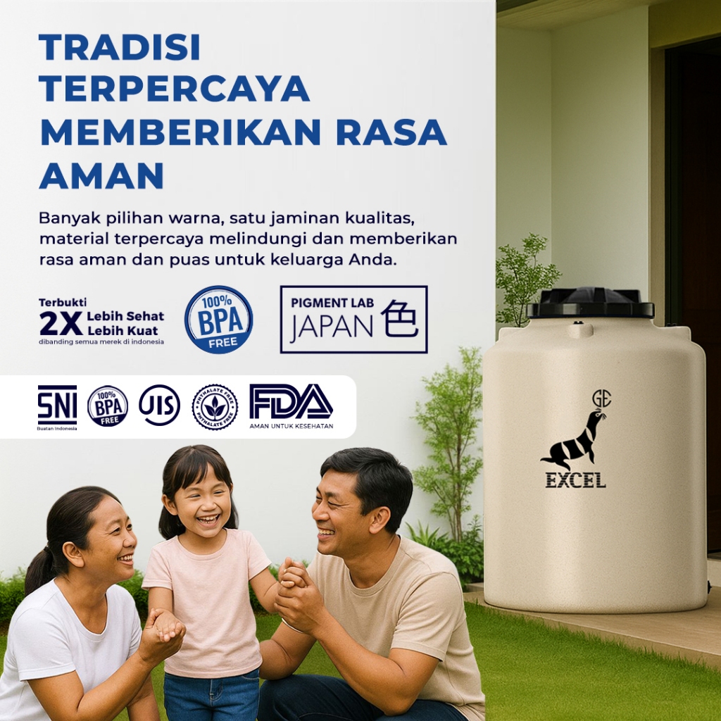 Jual Tangki/ Tandon/ Toren air EXCEL - Roto AL-550 Opal Grey Grahaexcel ...