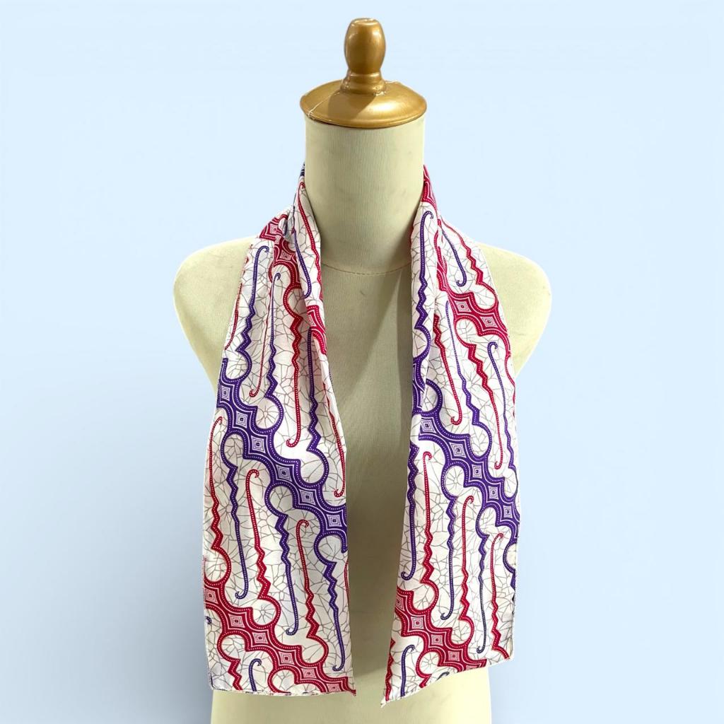 Jual Syal Batik Indonesia Model Parang | Shopee Indonesia