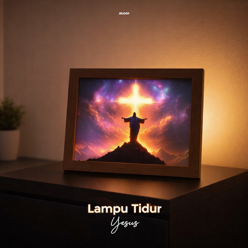 Jual JELOOF Lampu Tidur Yesus Rohani | Bingkai Lampu 3D | C | Shopee ...