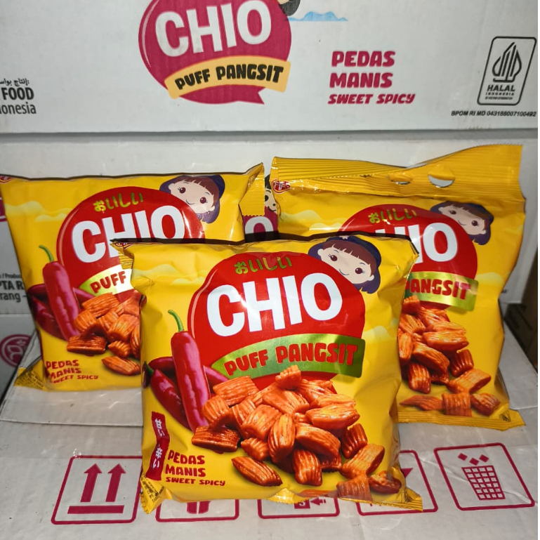 Jual Chio Puff Pangsit 180 Gram, Chio Mie Pedas Manis, Ayam Kecap Dan ...