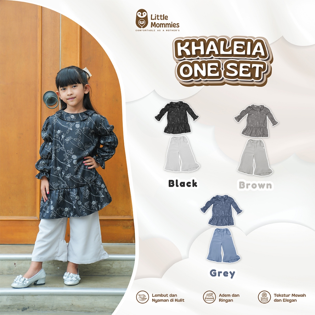 Jual Little Mommies - Raya Collection One Set Kids Premium - Setelan ...