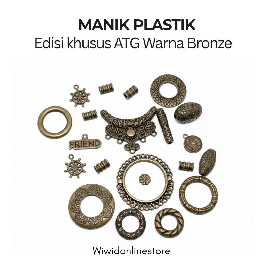 Jual MANIK PLASTIK BRONZE/ HIJAU BAKAR | Shopee Indonesia