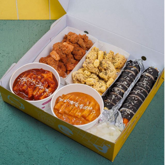 Jual Mukbang set (2 flavs chicken, 2 flavs tteokboki, 2 flavs kimbap ...