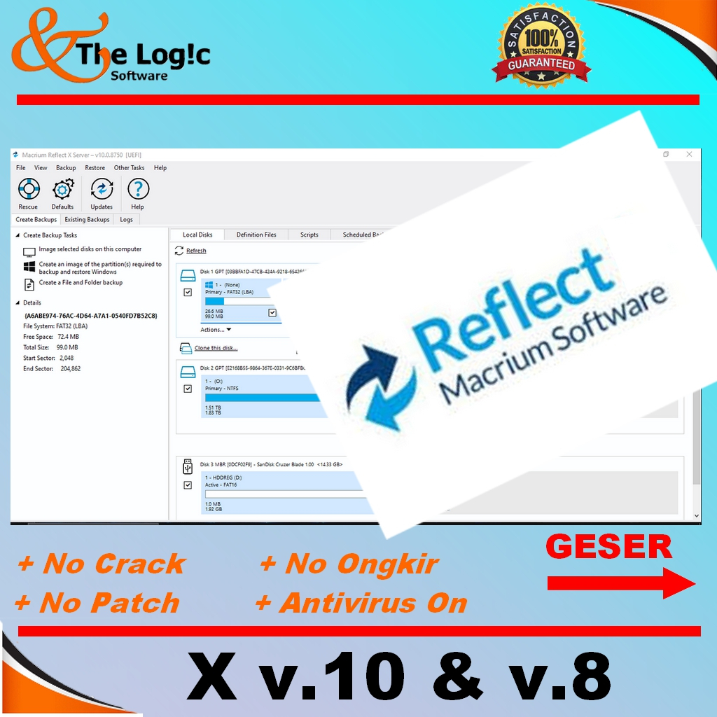 Jual Macrium Reflect X Pro Full Version | Shopee Indonesia