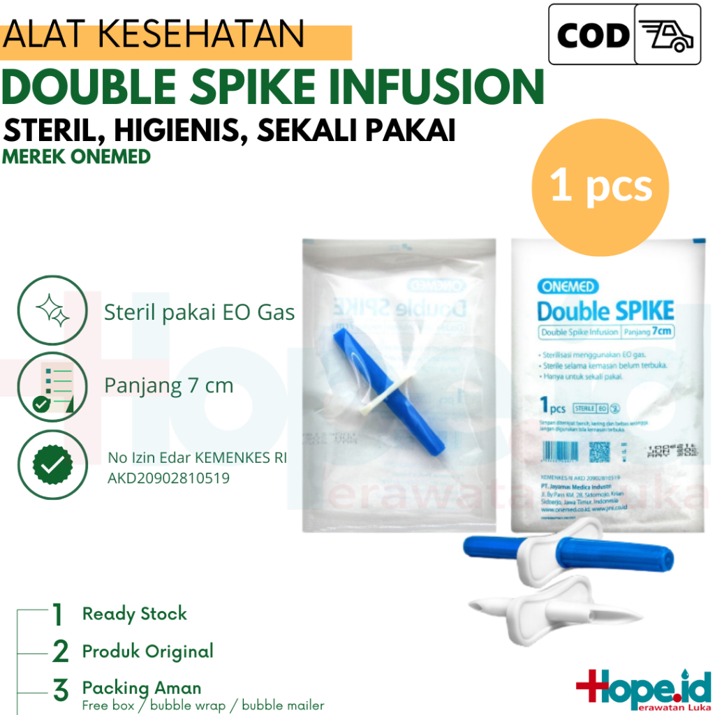 Jual Penusuk Botol Infus | Double Spike Onemed | Shopee Indonesia