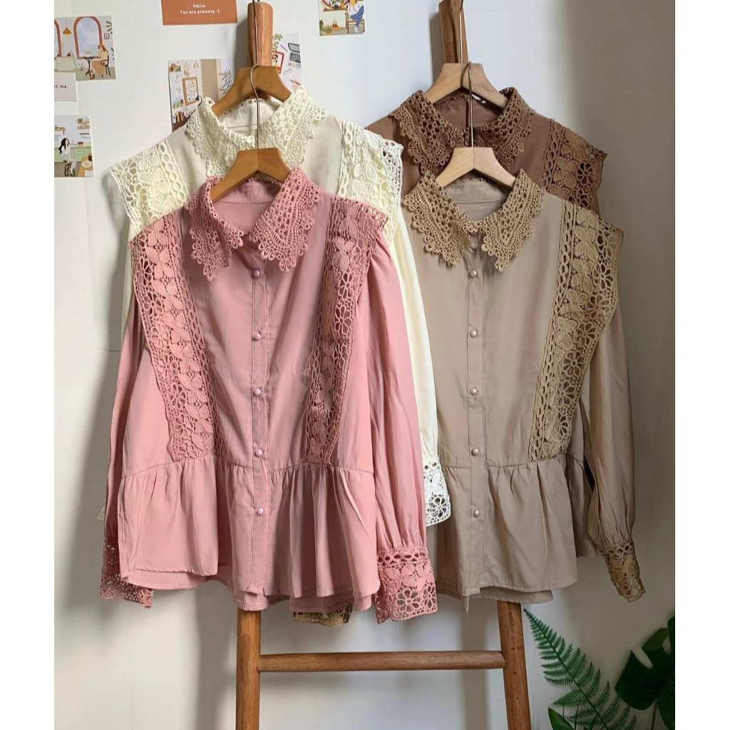 Jual kemeja bkk import adeya | Shopee Indonesia