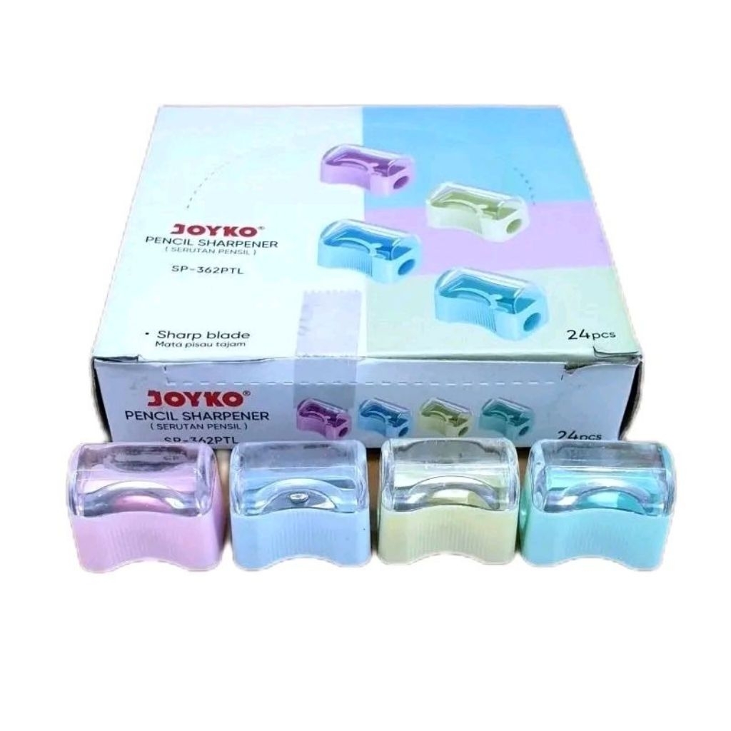 Jual (1 Pak Isi 24 Pcs) Serutan Pensil Joyko Sp 362 PTL / Alat ...