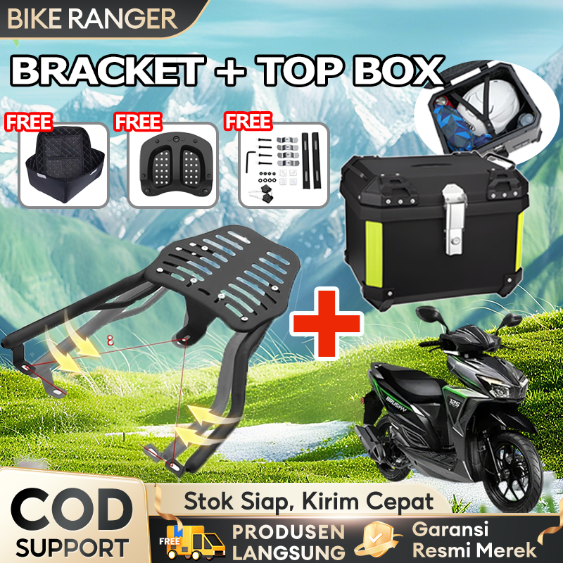 Jual Anchi Bracket Box + 45L Motor box motor Kotak penyimpanan MOTOR ...