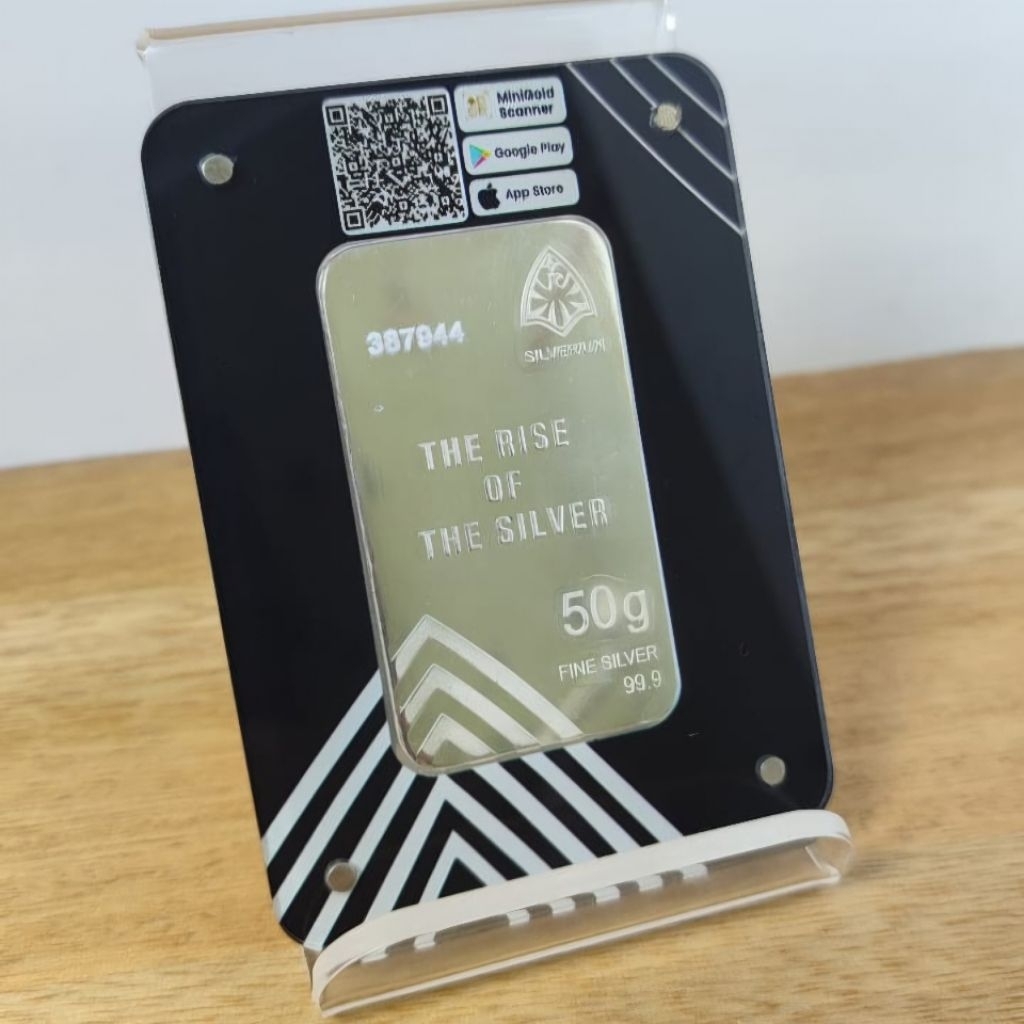 Jual Silverium Fine Silver bar Perak Batangan Asli Murni MiniGold Logam ...