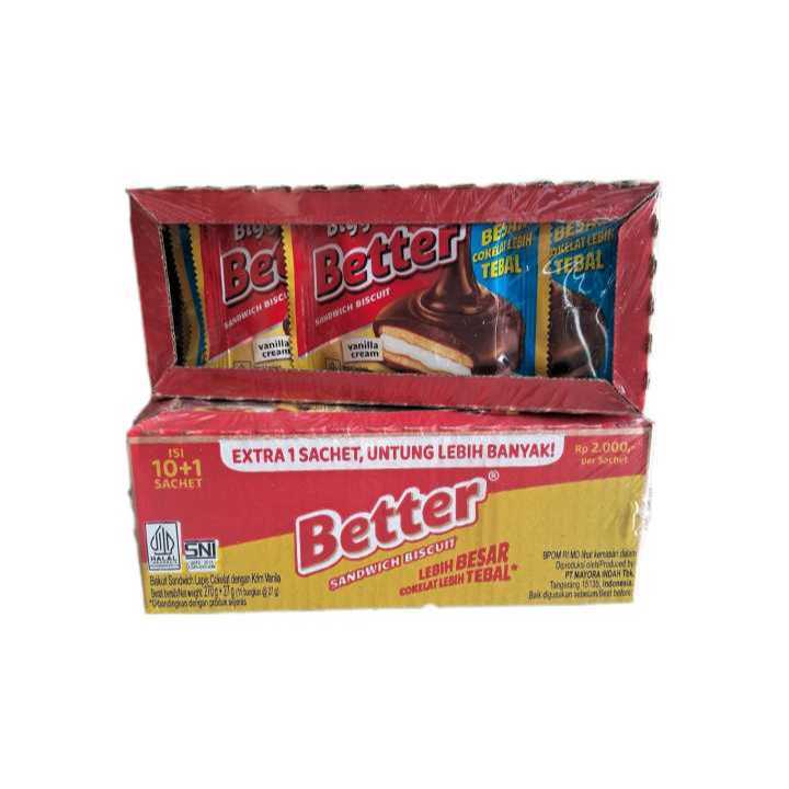 Jual Better Caramel Better Sandwich Biscuit Box | Shopee Indonesia