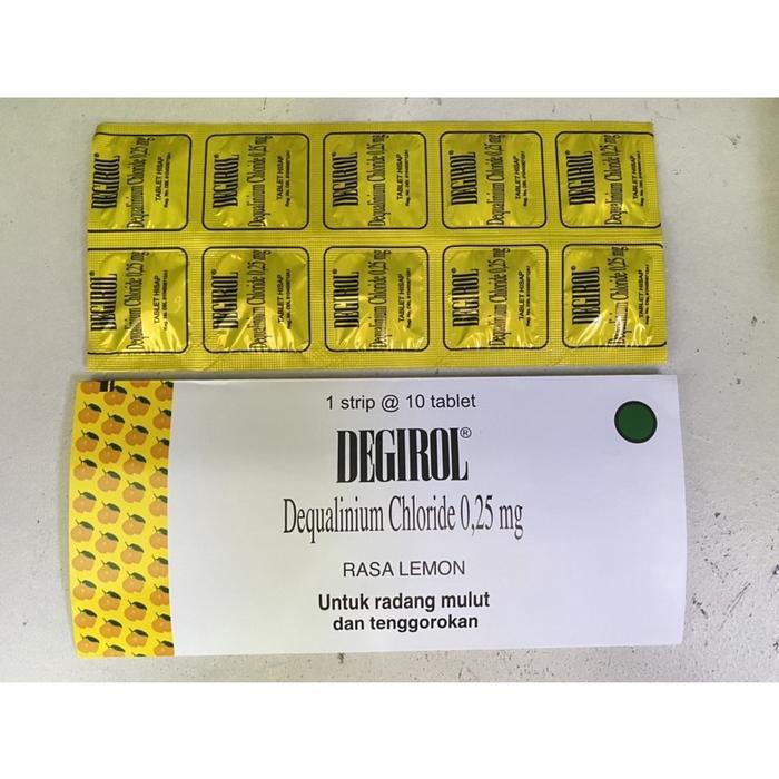 Jual DEGIROL Tablet Hisap Rasa Lemon - Untuk Radang Tenggorokan ISI 10 ...