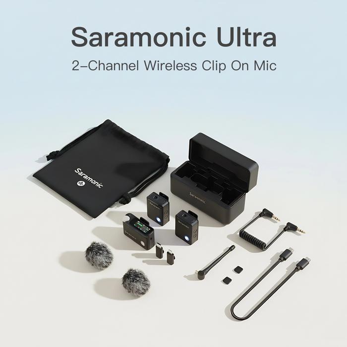 Jual Saramonic Ultra Ultimate 2-Channel Wireless Clip On