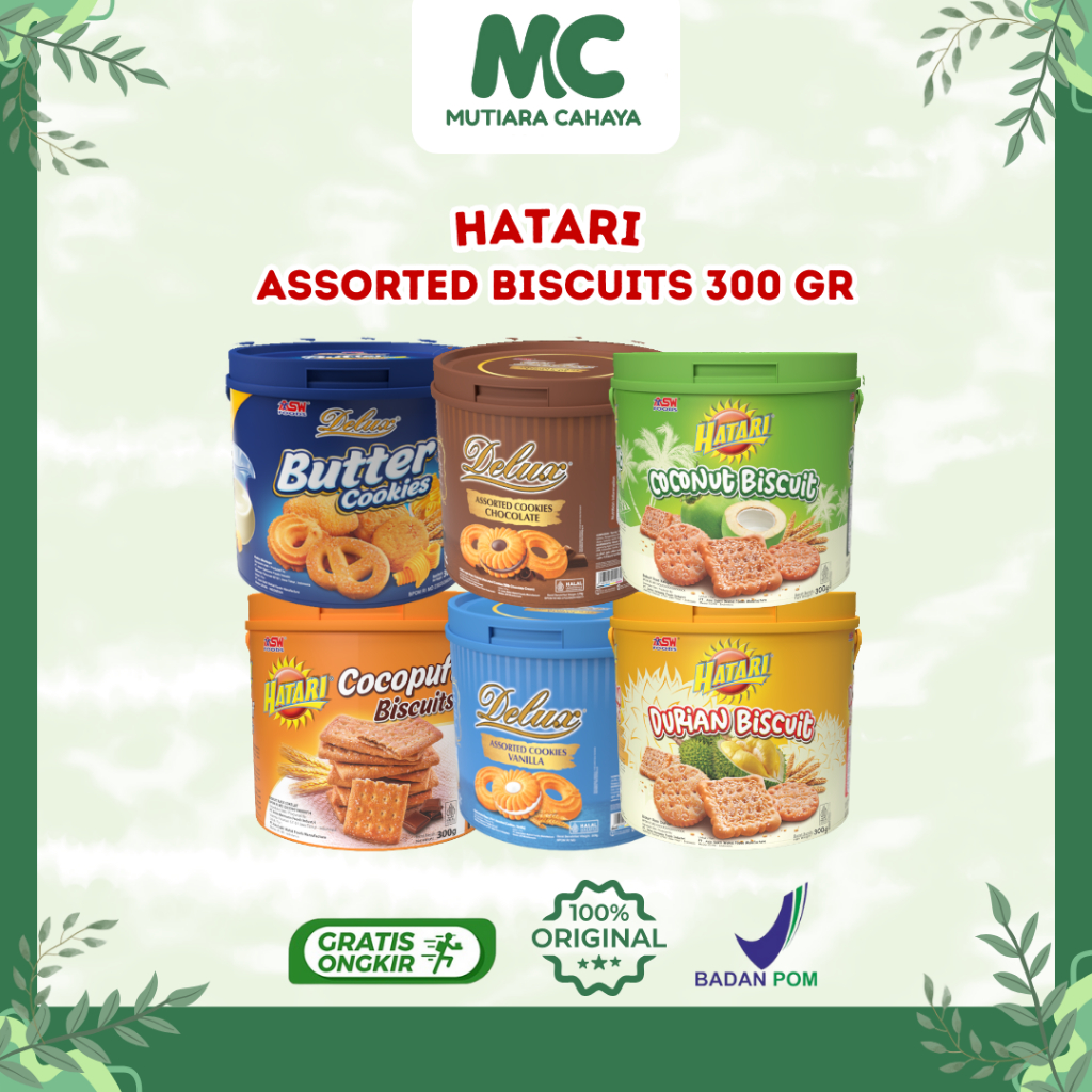 Jual MC Official - Hatari Assorted Biscuits 300 Gr All Varian | Hatari ...