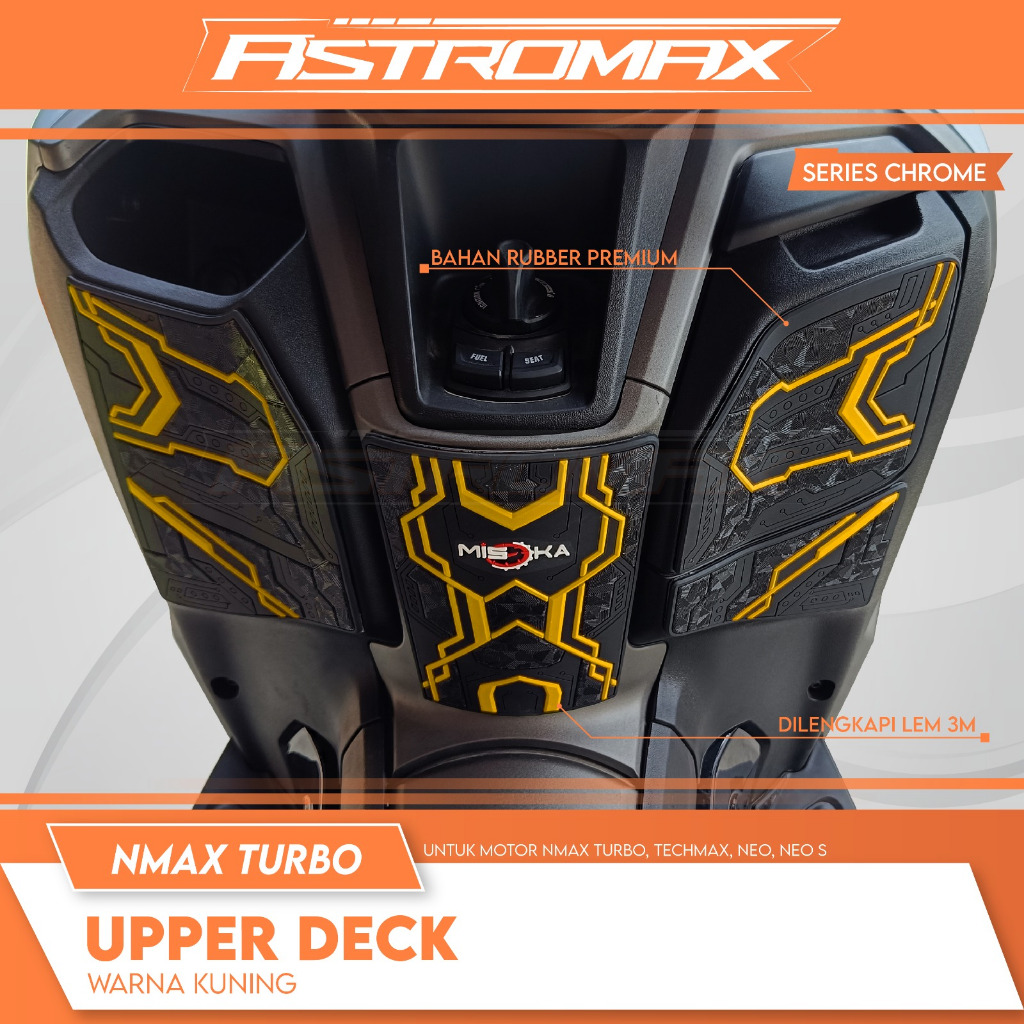Jual Upper Deck Cover Nmax Turbo Techmax Turbo Neo S Rubber Karet ...