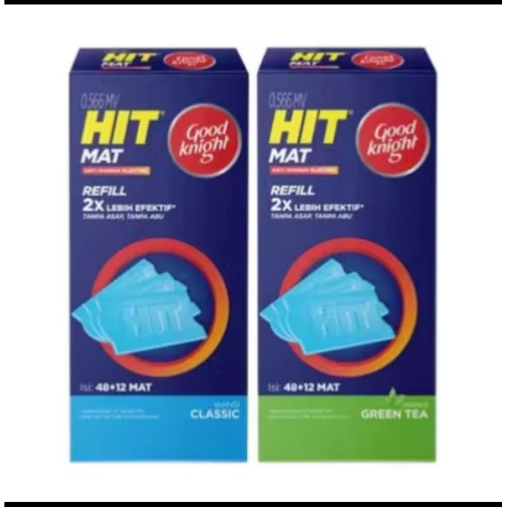 Jual HIT MAT KOTAK BESAR isi 48 + 12 REFILL ANTI NYAMUK ELEKTRIC|Bebas ...
