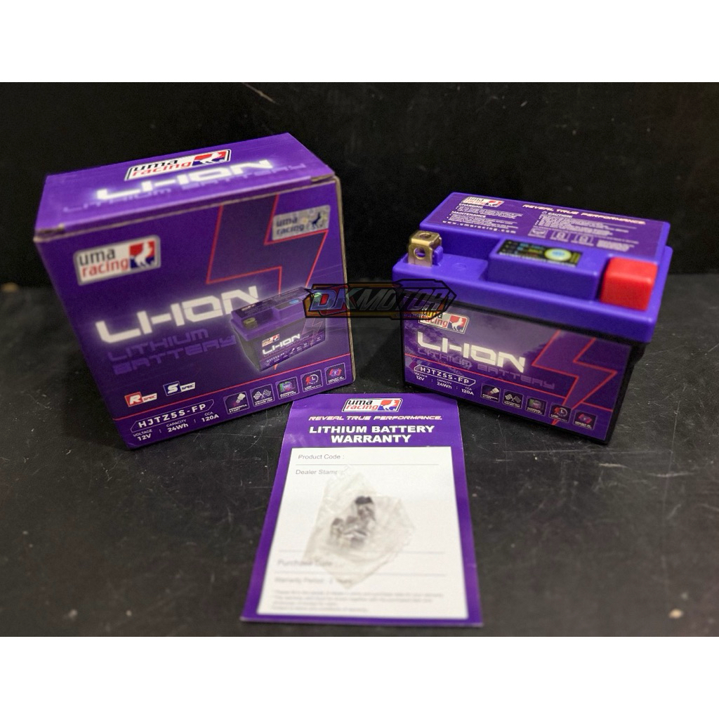 Jual Aki Lithium Uma Racing HJTZ5S YTZ5S Beat Karbu Fi Pop ESP Mio J ...
