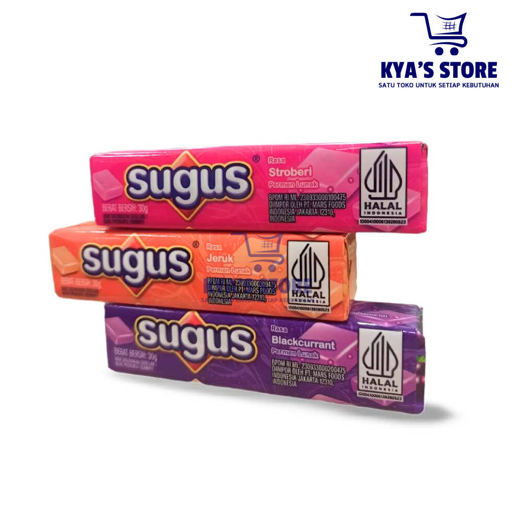 Jual Permen Sugus Rasa Jeruk/ Stroberi/ Blackcurrant per 6pcs | Shopee ...