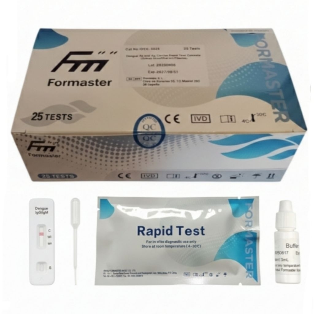Jual Formaster Rapid Test Dengue Ab and Ag / Alat tes demam berdarah ...
