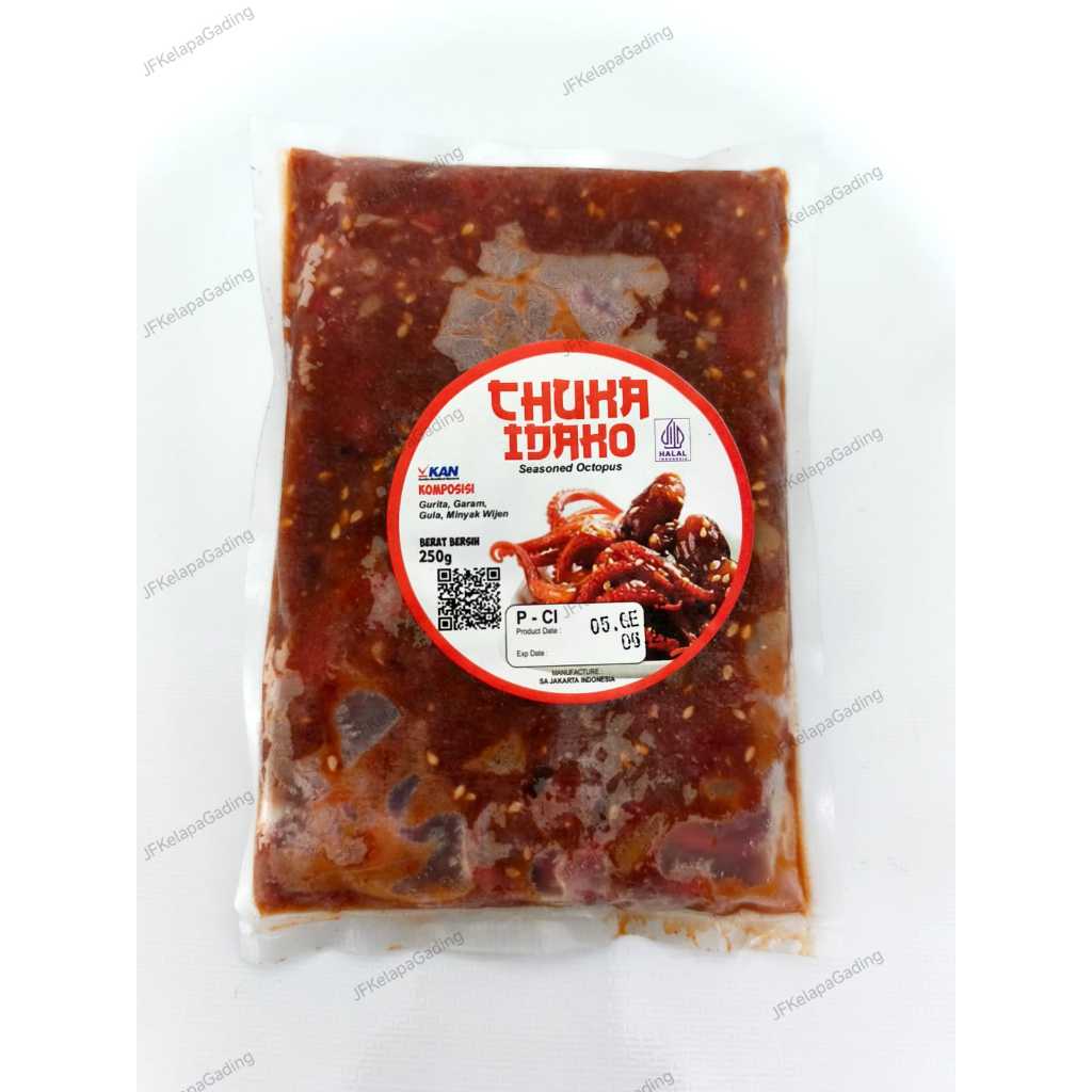 Jual Frozen Chuka Idako - Baby Octopus Salad - 250g - Halal | Shopee ...