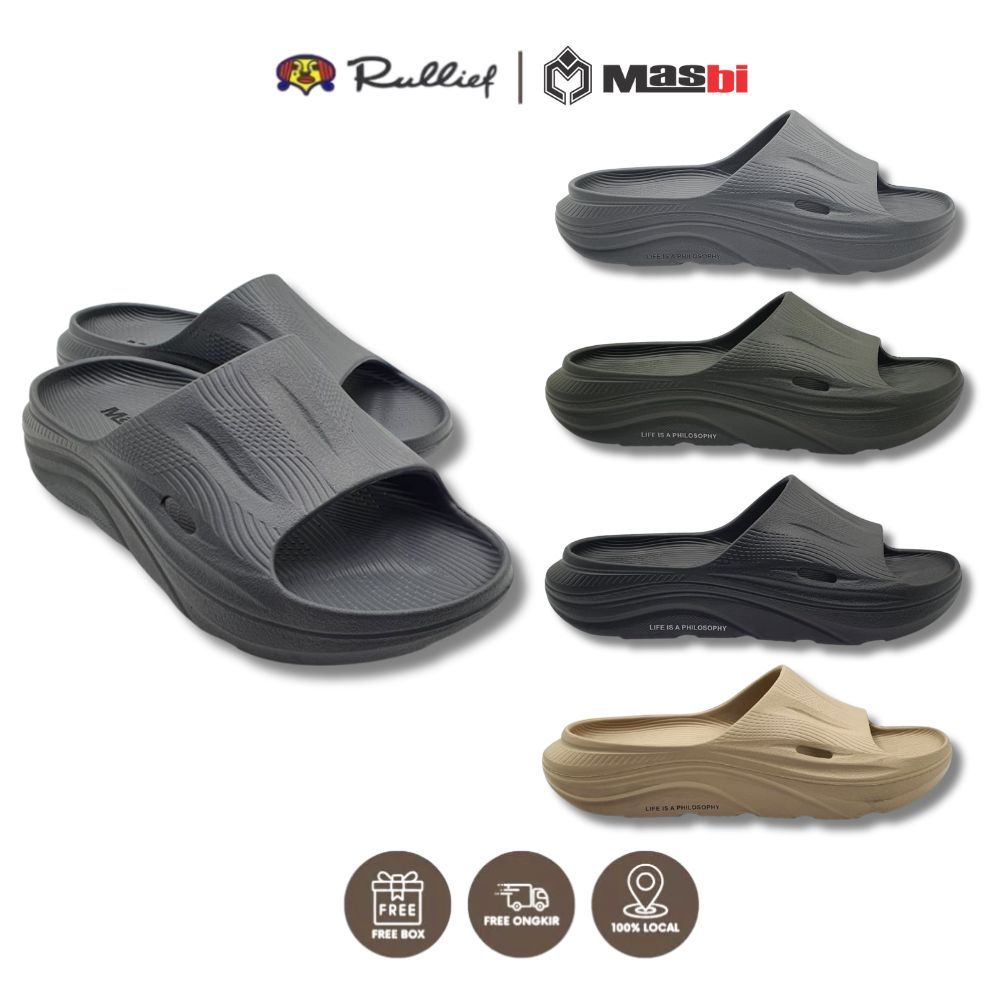 Jual Rullief - Masbi RORING Sandal Phylon Premium Pria - Sendal Selop ...