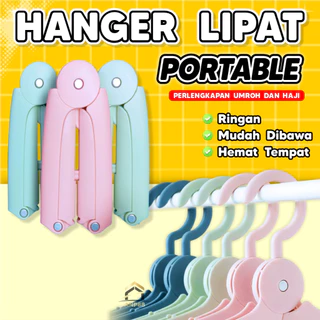 Hanger Lipat Portable Kuat Praktis Hemat Tempat