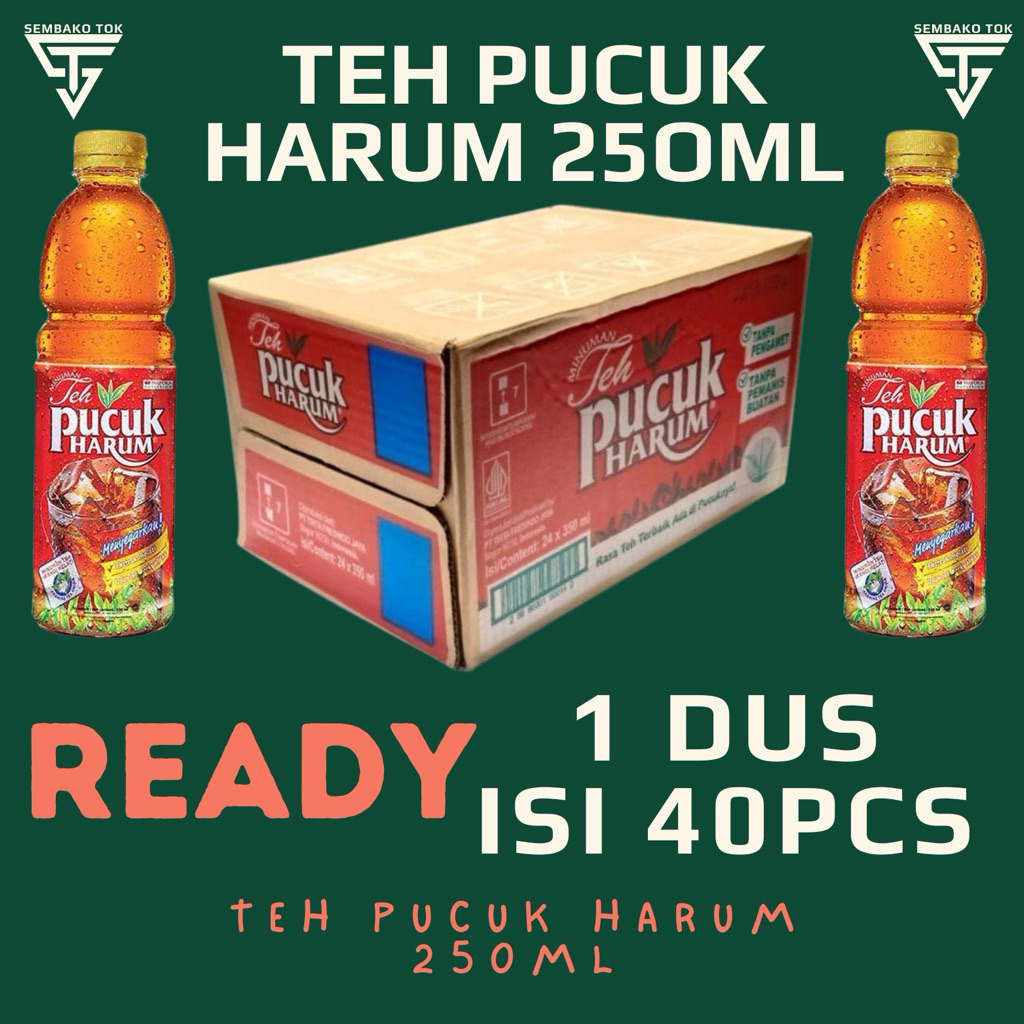 Jual Teh Pucuk Harum 1 Dus Isi 24 Botol 250ml | Shopee Indonesia