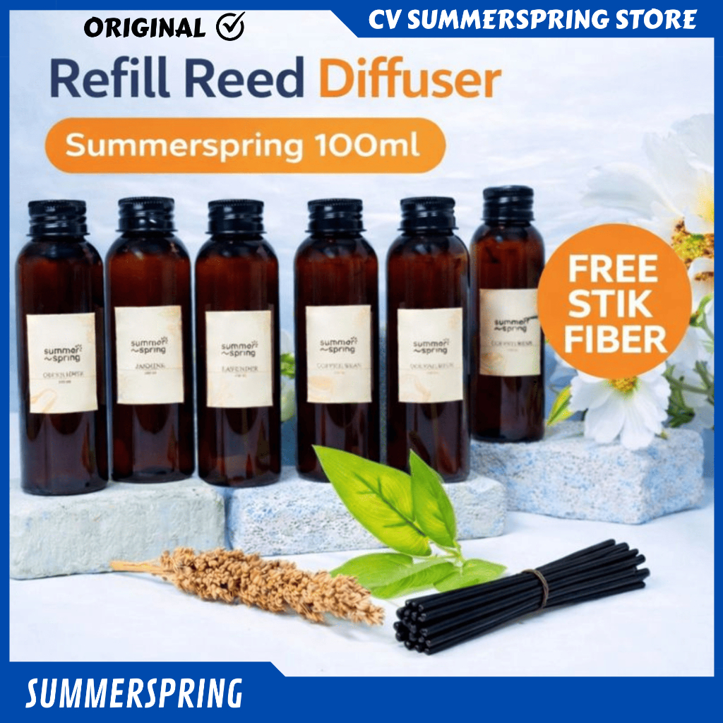 Jual Refill Reed Diffuser Summerspring 100ml | Pengharum Ruangan ...