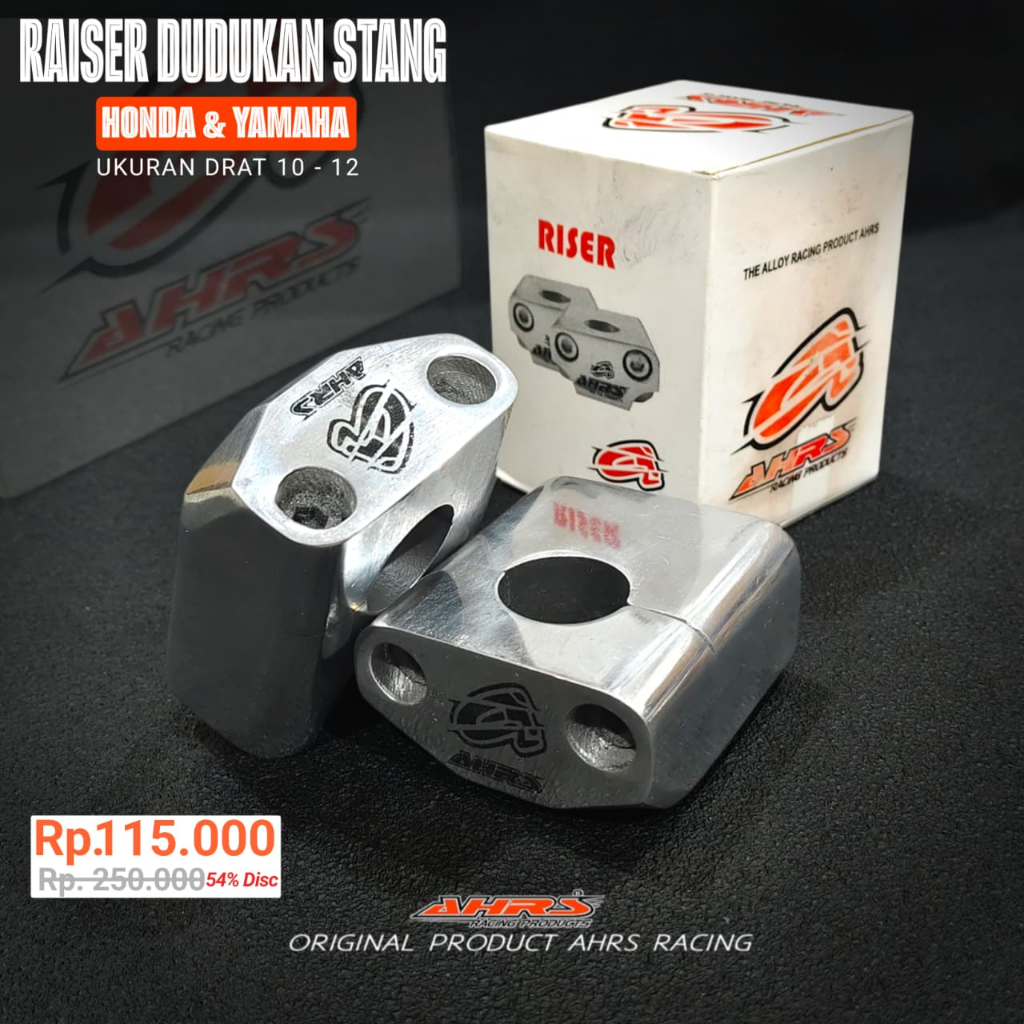 Jual Riser Raiser Stang Universal Raiser Peninggi Stang Original AHRS ...